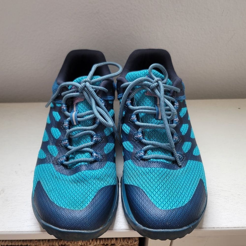 Merril Gore-Tex Blue Women's Hiking Shoes - Picture 2 of 10